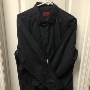 Black Alfani Casual Button Down